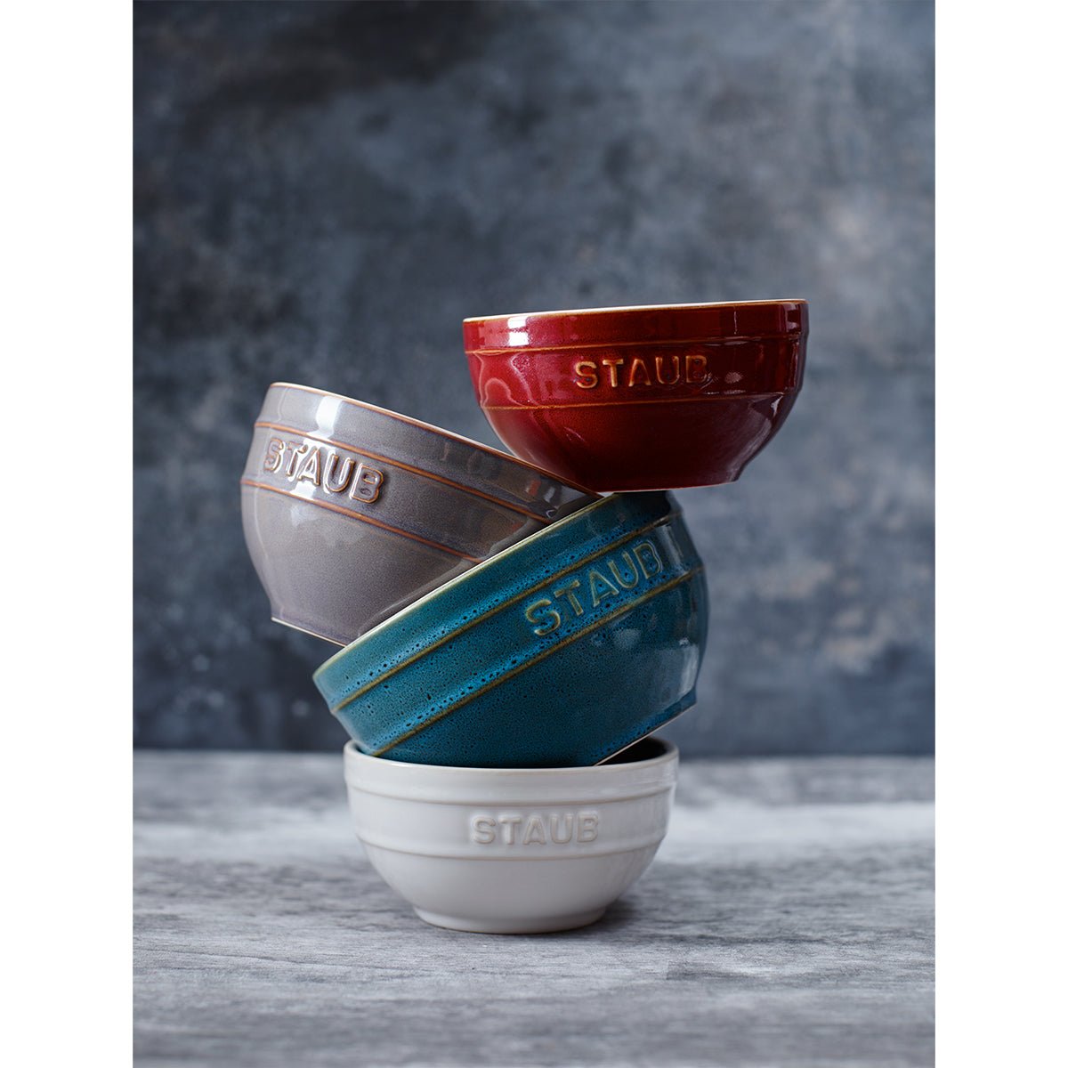 Skåler, 4 stk, 14 cm, eukalyptus, keramikk - STAUB CERAMIC 🇫🇷 - KERAMIKK - Me & Max AS