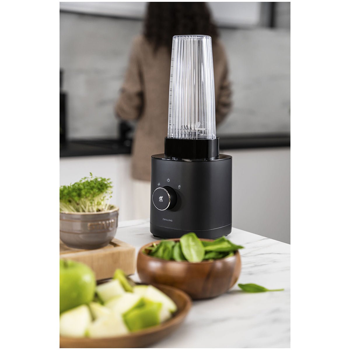Smoothie blender, 0,55l, 600W, Svart - ZWILLING ENFINIG - KJØKKENYTSTYR - Me & Max AS