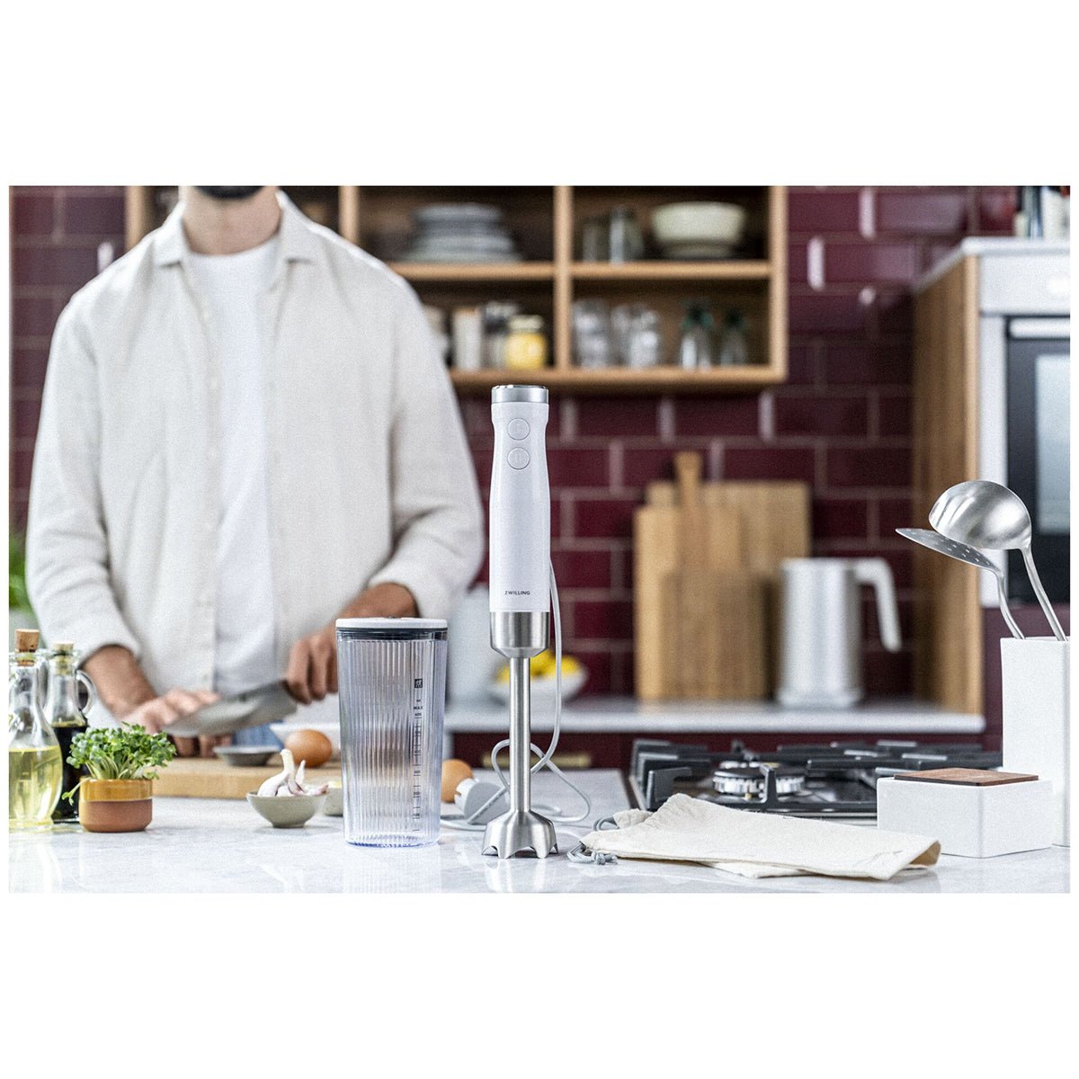 Stavmixser, 800W, Sølvfarget - ZWILLING ENFINIG - KJØKKENYTSTYR - Me & Max AS