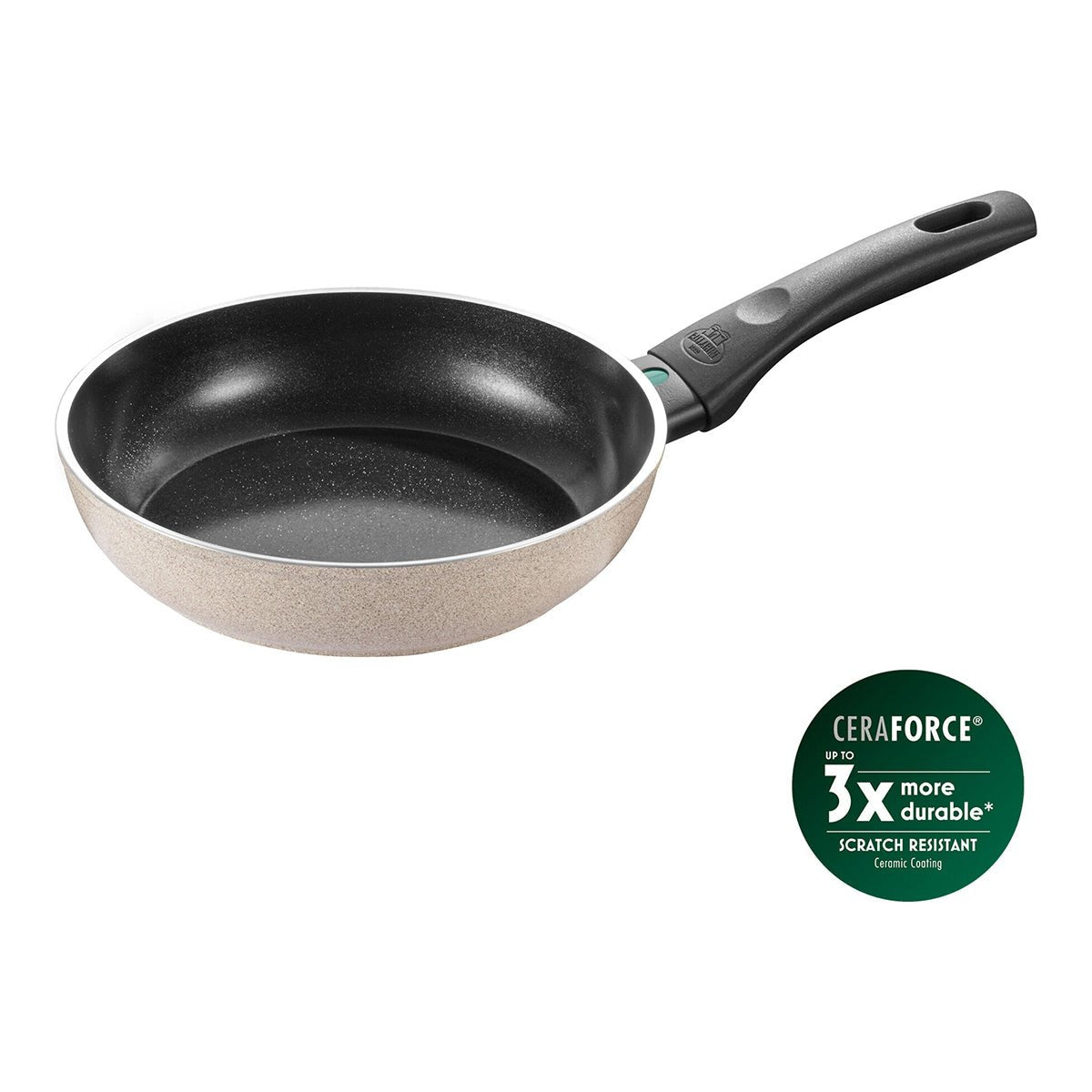 Stekepanne, 20cm, aluminium, CERAFORCE Black non - stick - belegg - BALLARINI LEDRO - STEKEPANNE - Me & Max AS