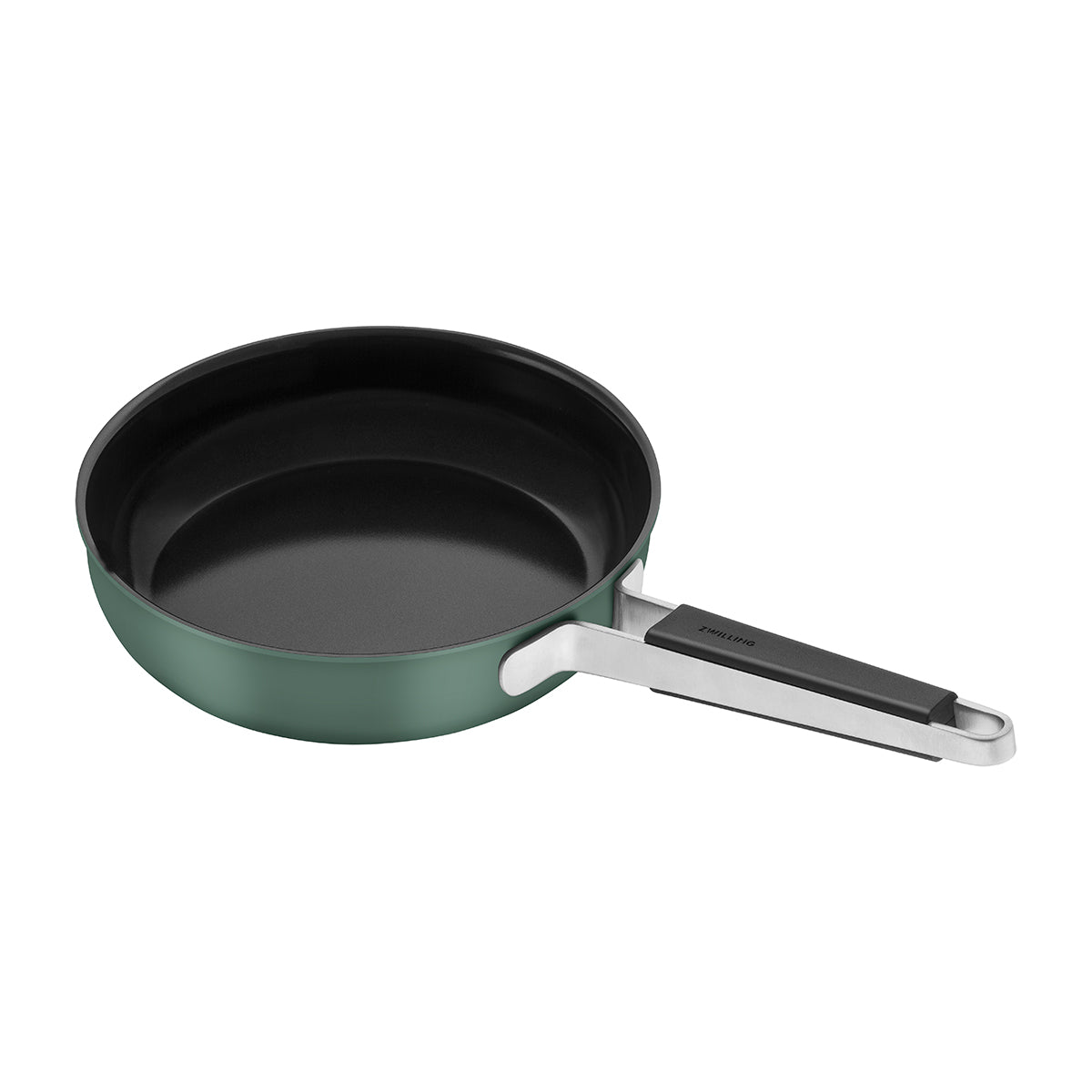 Stekepanne 24cm, keramisk non - stick - belegg, 18/10 rustfritt stål, grønn - ZWILLING PURE - GRYTE - Me & Max AS