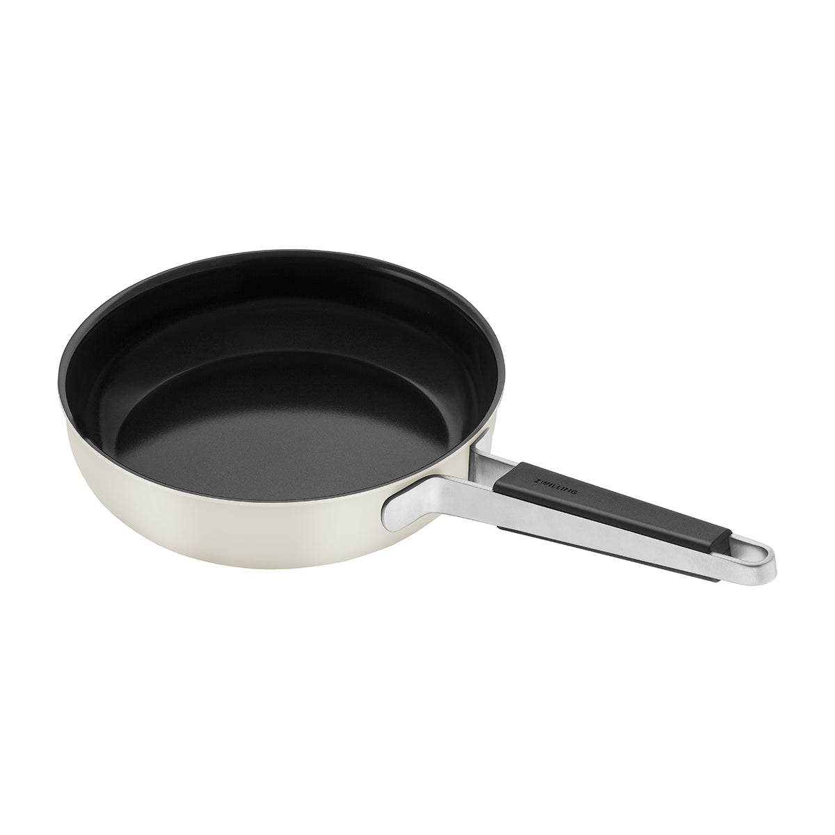 Stekepanne 24cm, keramisk non - stick - belegg, 18/10 rustfritt stål, hvit - ZWILLING PURE - GRYTE - Me & Max AS