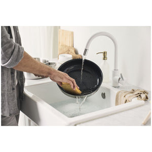 Stekepanne 28cm, keramisk non - stick - belegg, 18/10 rustfritt stål, grønn - ZWILLING PURE - GRYTE - Me & Max AS