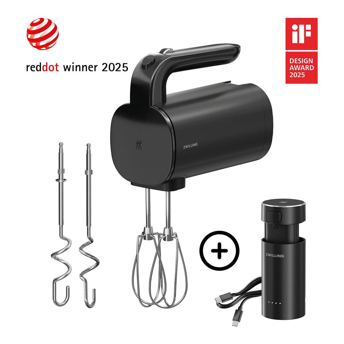Trådløs Håndmikser inkl. batteri - ZWILLING ENFINIGY XTEND - KJØKKENYTSTYR - Me & Max AS
