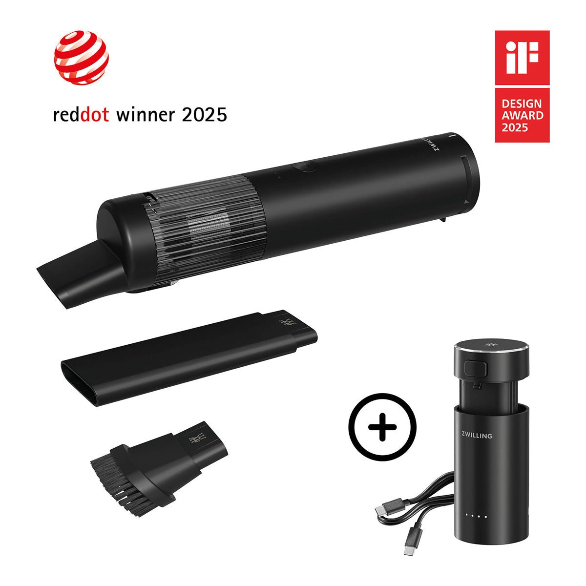 Trådløs Håndstøvsuger inkl. batteri - ZWILLING ENFINIGY XTEND - KJØKKENYTSTYR - Me & Max AS