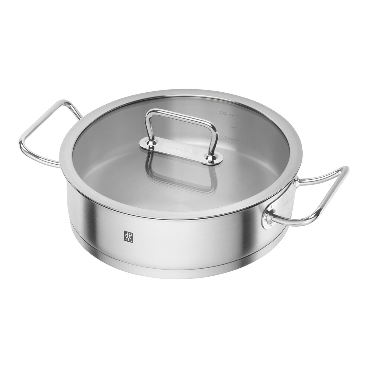 Traktørpanne 28cm, 18/10 rustfritt stål, sølvfarget - ZWILLING PRO - STEKEPANNE - Me & Max AS