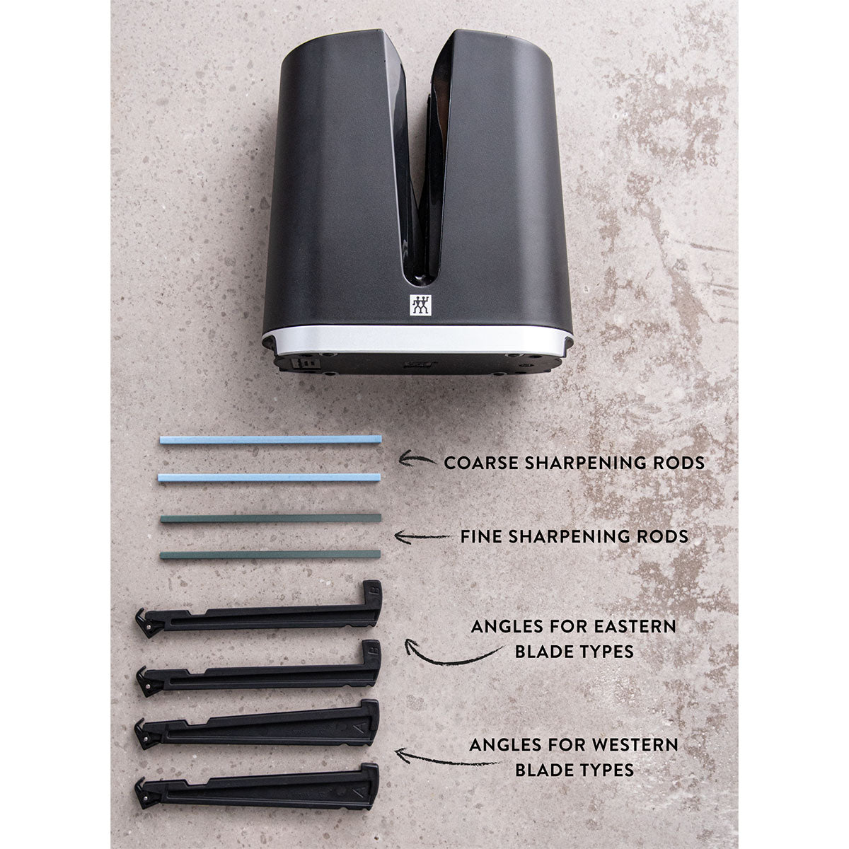 V - Edge Knivsliper Plus, Svart - ZWILLING - SLIPEUTSTYR - Me & Max AS