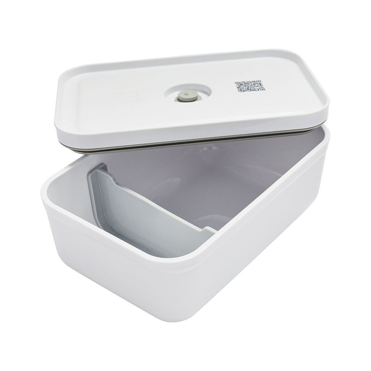 Vakuum matboks L, 1.700ml, Plast, Semitransparent - grå - ZWILLING FRESH - VAKUUM - Me & Max AS