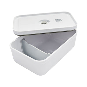 Vakuum matboks L, 1.700ml, Plast, Semitransparent - grå - ZWILLING FRESH - VAKUUM - Me & Max AS