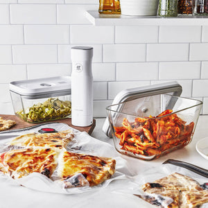 Vakuum startpakke, Glass / S/M, 7 deler, Hvit - ZWILLING FRESH - VAKUUM - Me & Max AS