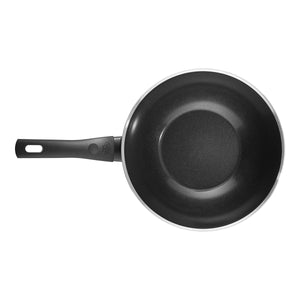 Wok, 28cm, aluminium, CERAFORCE Black non - stick - belegg - BALLARINI LEDRO - STEKEPANNE - Me & Max AS