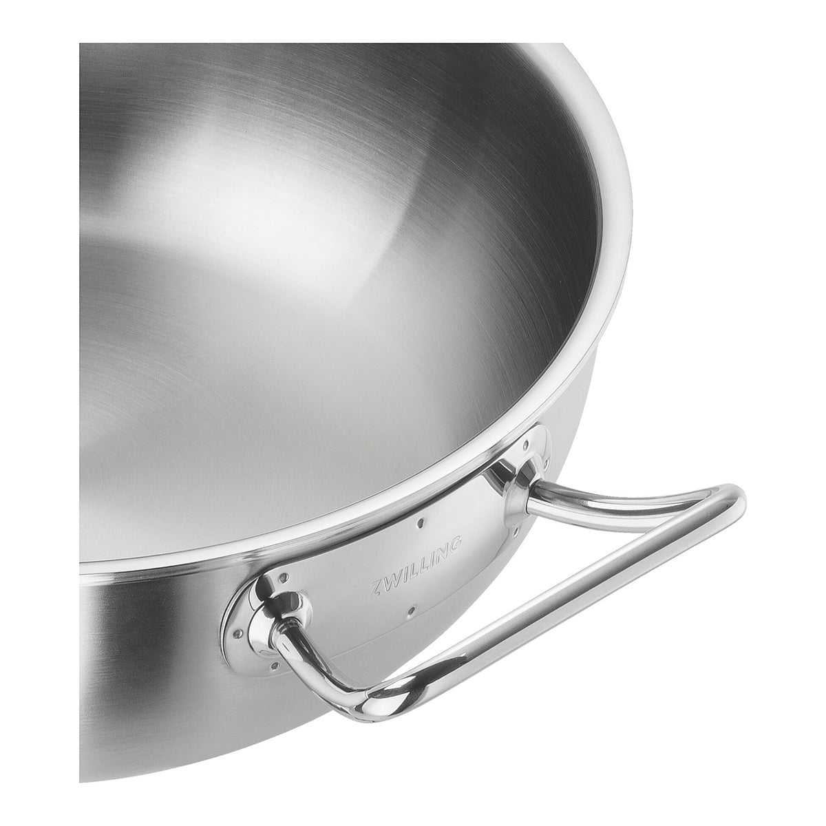 Wok 30cm, 18/10 rustfritt stål, sølvfarget - ZWILLING PRO - STEKEPANNE - Me & Max AS