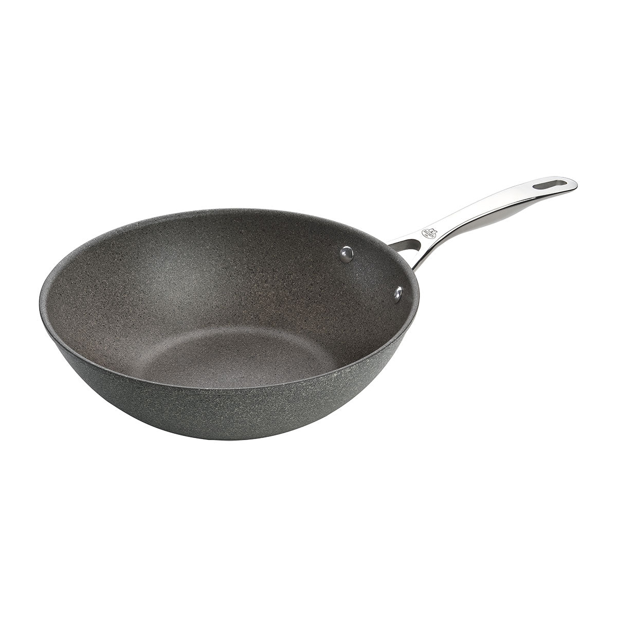 Wok 30cm, aluminium, titanforsterket keramisk non - stick - belegg - BALLARINI SALINA - STEKEPANNE - Me & Max AS