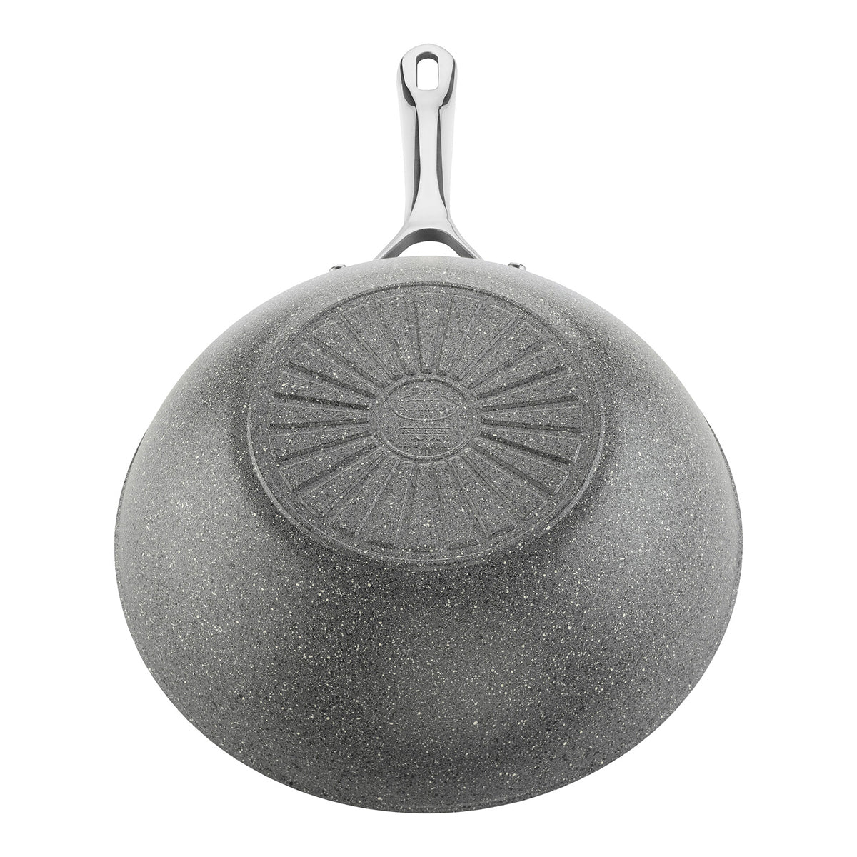 Wok 30cm, aluminium, titanforsterket keramisk non - stick - belegg - BALLARINI SALINA CERAMIC - STEKEPANNE - Me & Max AS